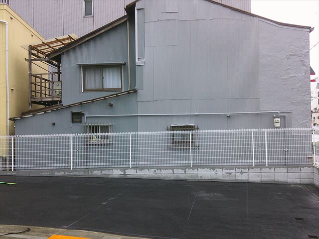 綺麗になったトタン壁