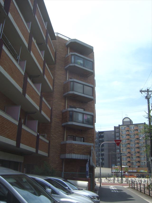 マンション北面