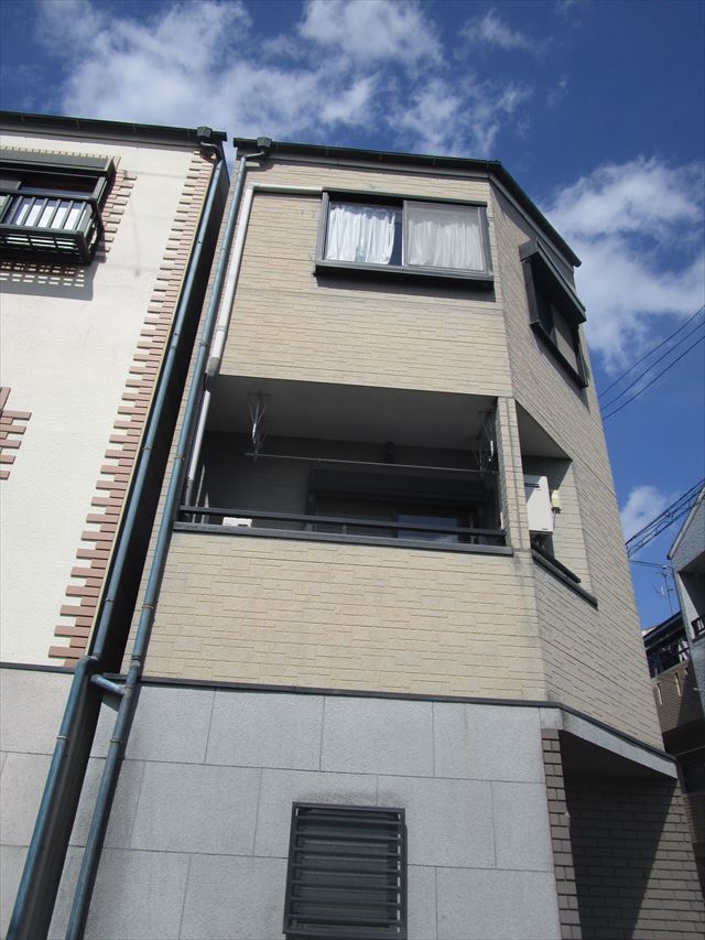 境界線が狭い連棟