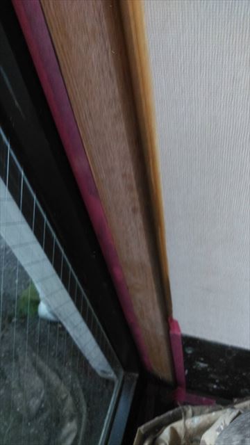 大垣市内の事務所兼住宅内部の木塗装工事を行いました