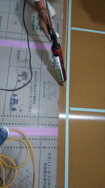 キッチンパネル貼り