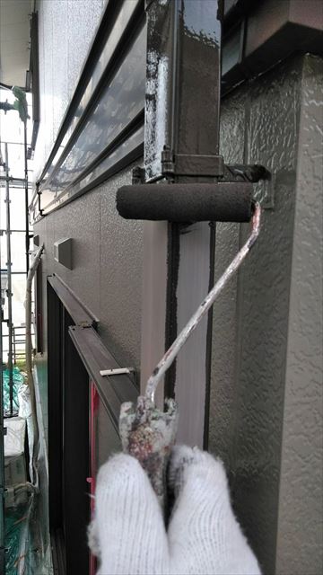垂井町の縦樋塗装