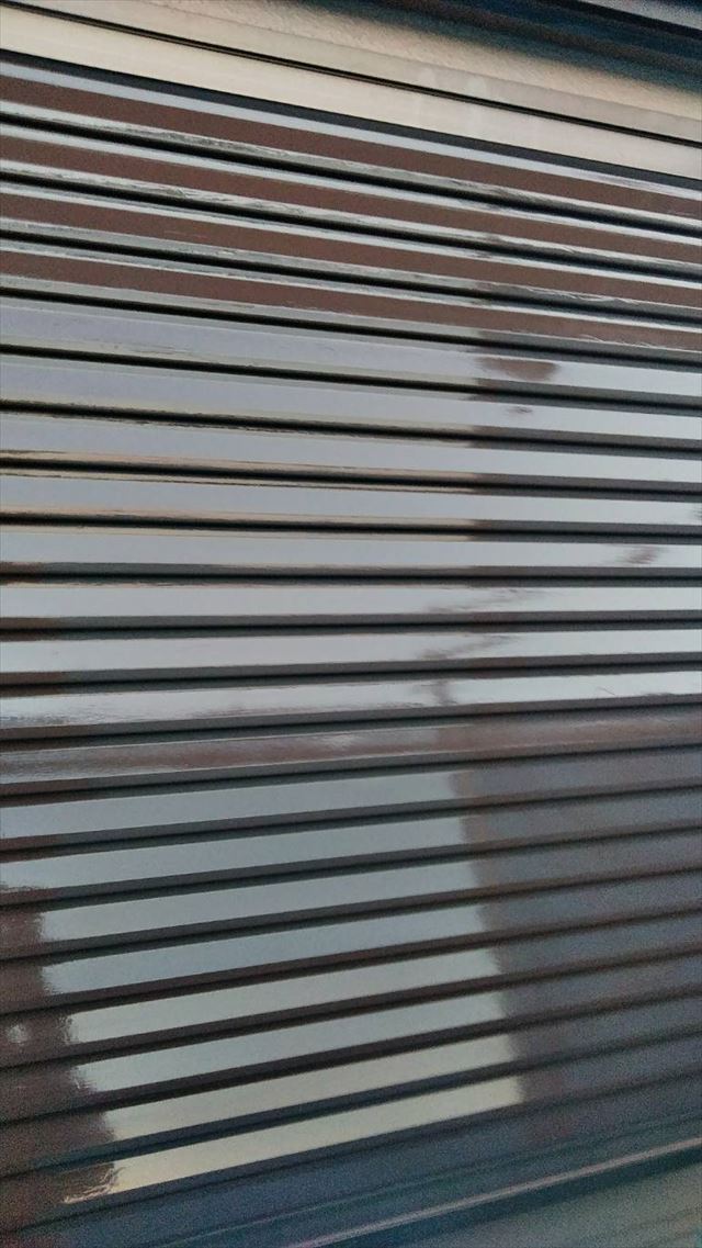 大垣市雨戸の戸袋塗装