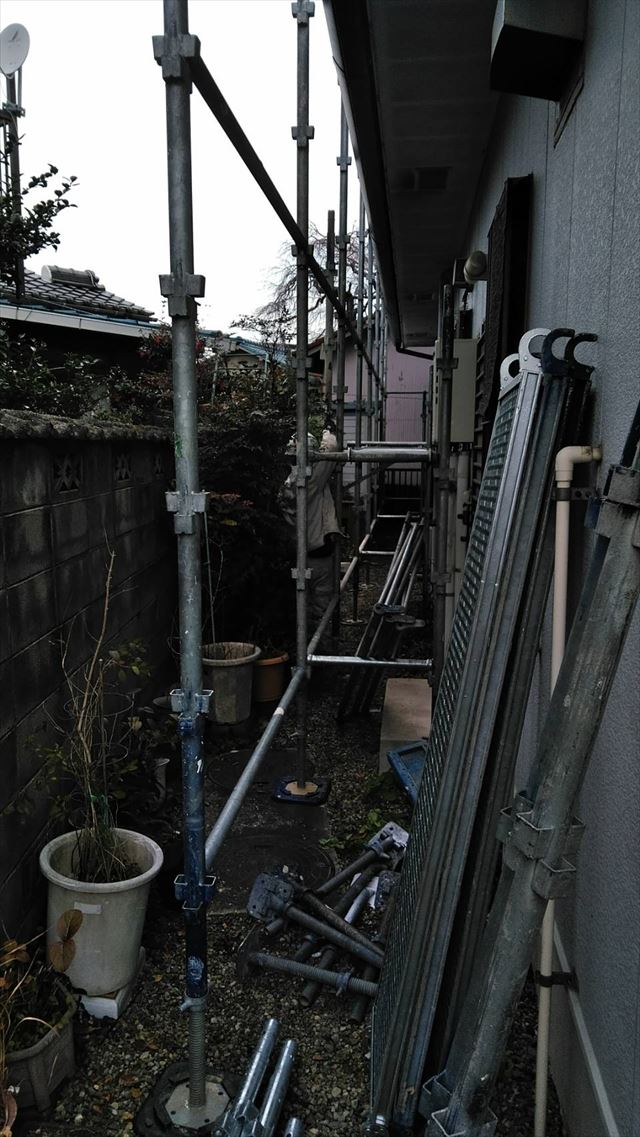 岐阜市足場着工