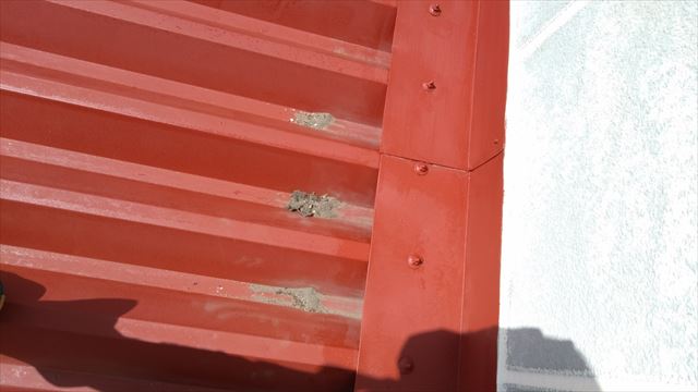 大垣市内の屋根塗装作業