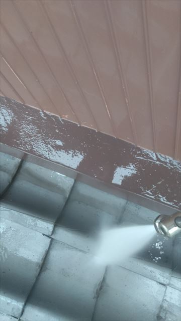 安八町高圧洗浄作業