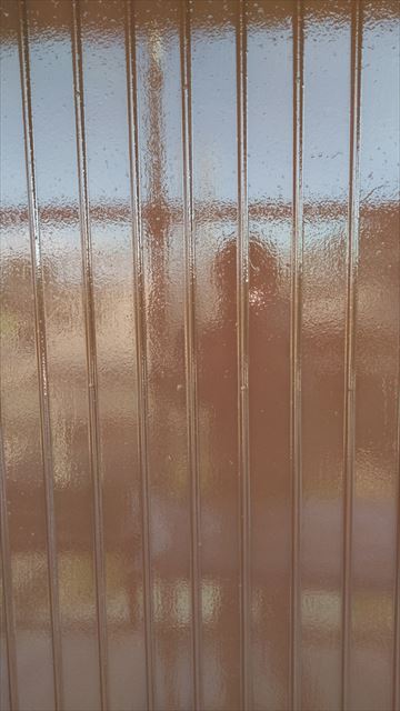 雨戸裏の外壁作業