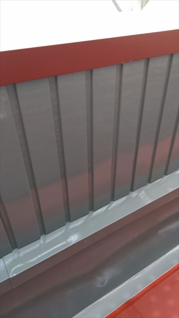 安八町ベランダ腰壁