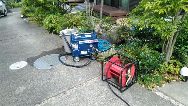 岐阜市外壁塗装工事始まりました。