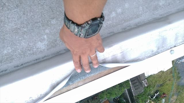 北方町　マンション　屋上防水雨漏り調査