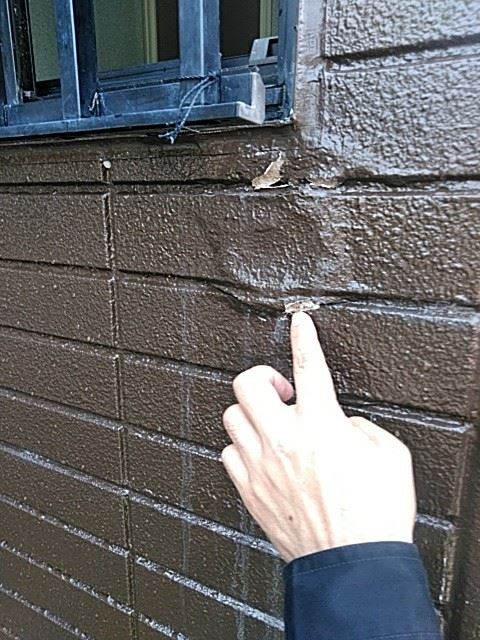 お風呂場外壁補修しました。