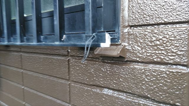 お風呂場外壁補修