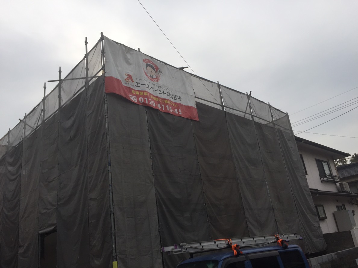 大分市高城｜戸建て住宅　屋根外壁洗浄工事　