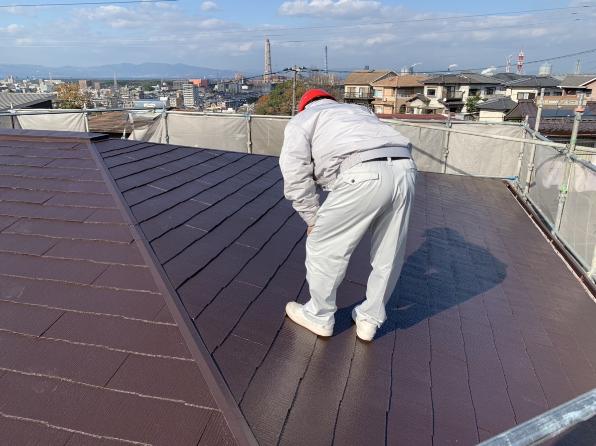 大分市　高城｜戸建て住宅　足場解体前の工事検査に行ってきました。