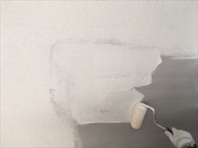 外壁（壁）下塗り模様付け