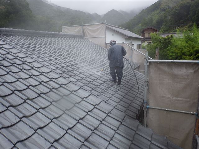 K様邸屋根・外壁高圧洗浄(水洗い）｜佐伯市｜