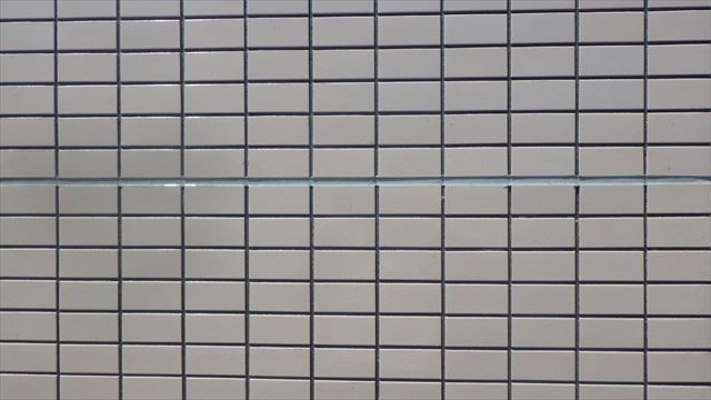 外壁(タイル)クリアー完了