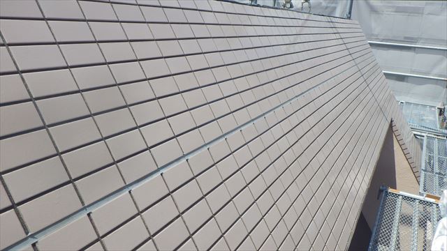 外壁(タイル)クリアー完了