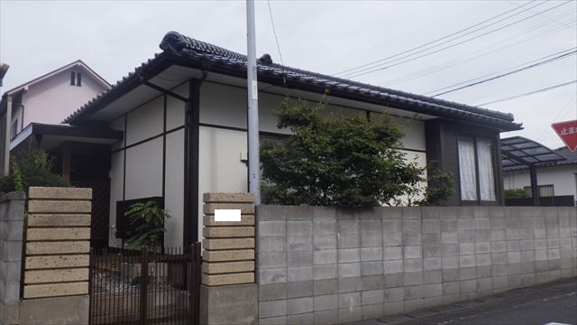 H様邸　大分市　田尻｜和風の平屋　屋根外壁塗装工事