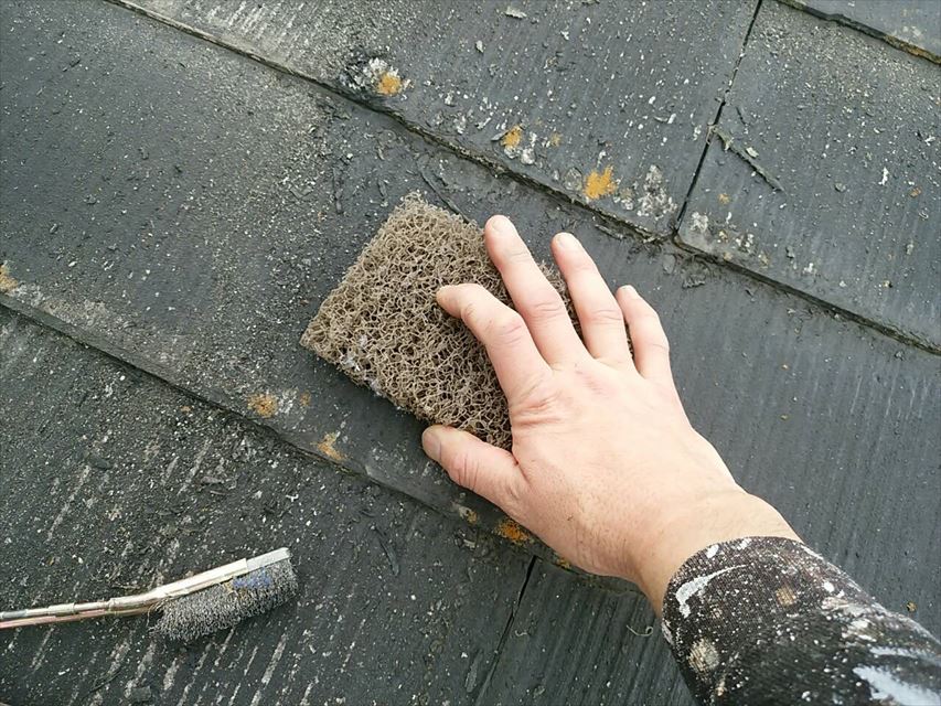 ケレン作業です