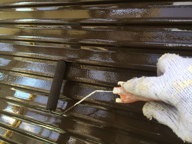 雨戸上塗り
