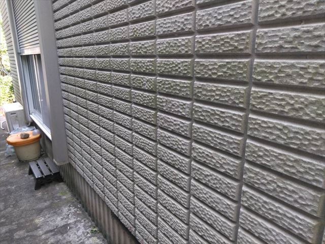 外壁にカビが発生してます