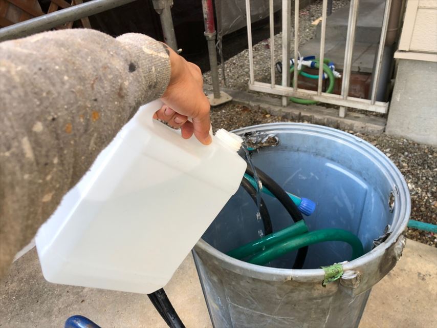 多治見市脇之島町で屋根外壁のバイオ洗浄をしました。