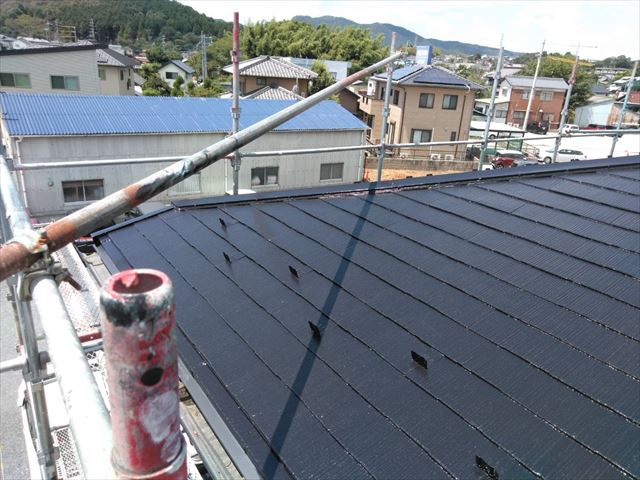 屋根塗装の完成です