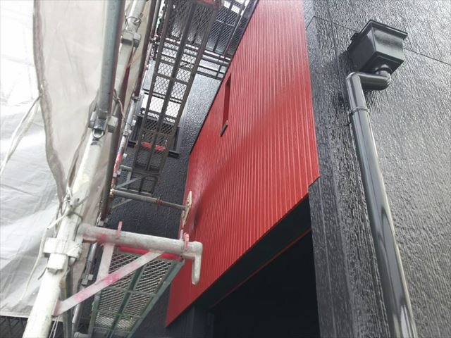 外壁上塗り完了