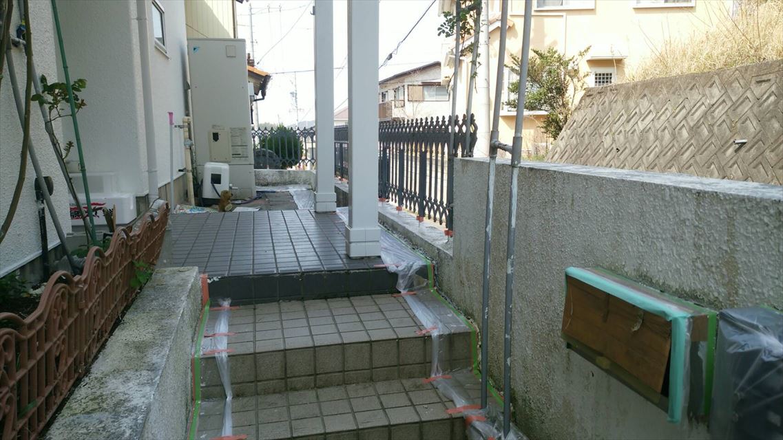 多治見市塀養生