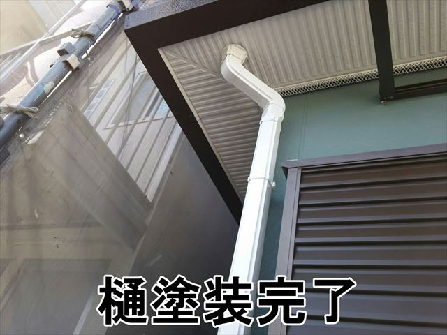 樋塗装完了