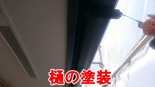 樋の塗装