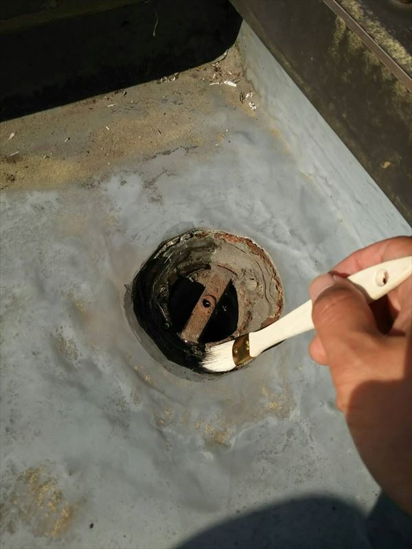 土岐市 防水 下塗り ドレン回り