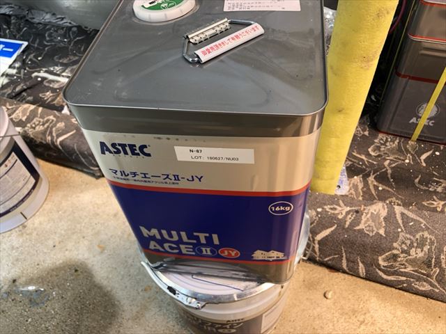 多治見市昭栄町で断熱塗料のガイナで外壁の塗装を行ないました。