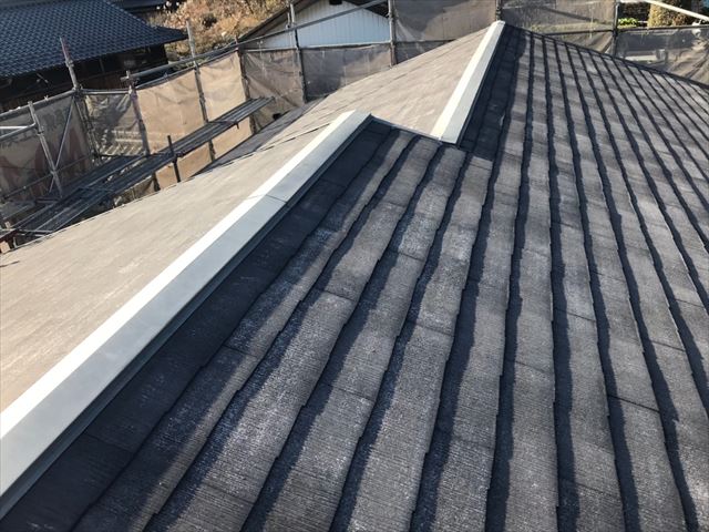 屋根の洗浄です