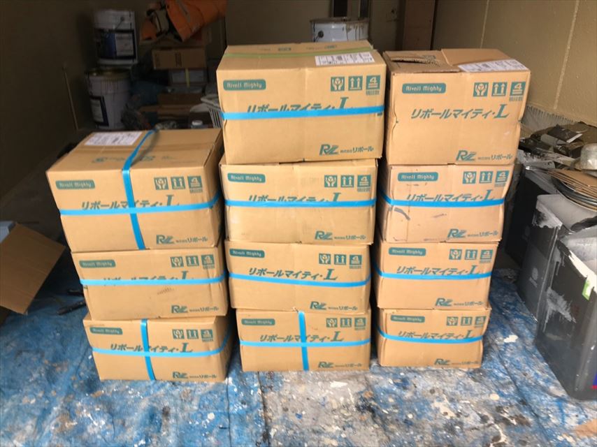 土岐市リボール式防水工事
