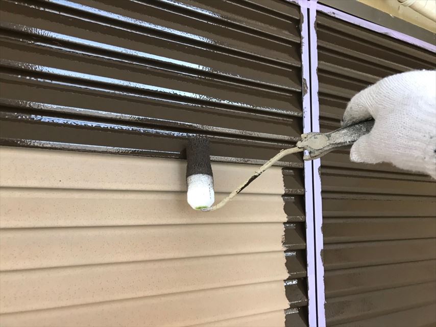土岐市雨戸塗り替え