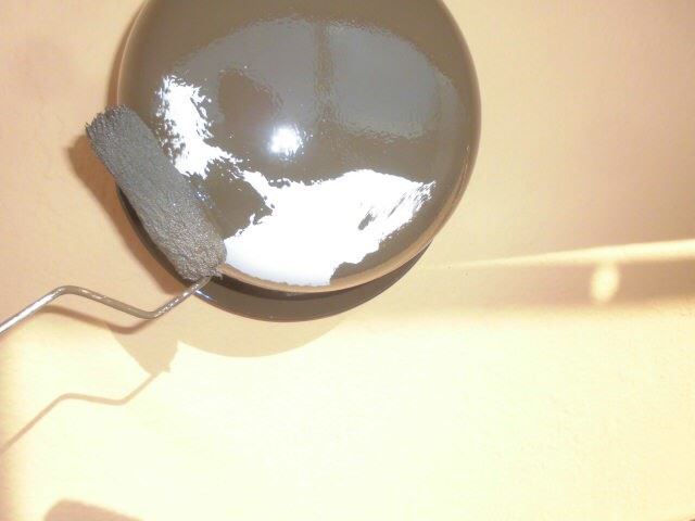 換気口の塗装です