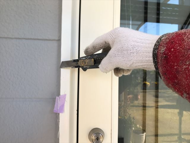 外壁の補修です