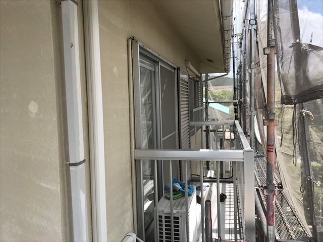 外壁の洗浄です