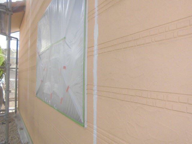 恵那市で外壁塗装 目地打ち替え完了