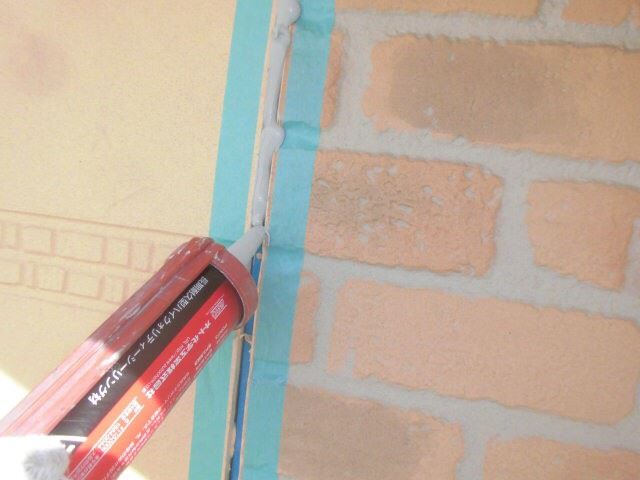 恵那市で外壁塗装 目地打ち替え