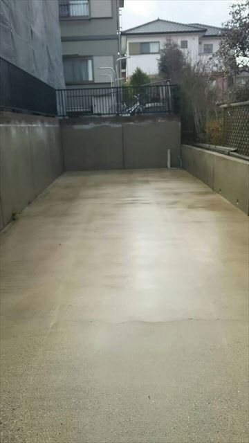 土岐市駐車場バイオ洗浄
