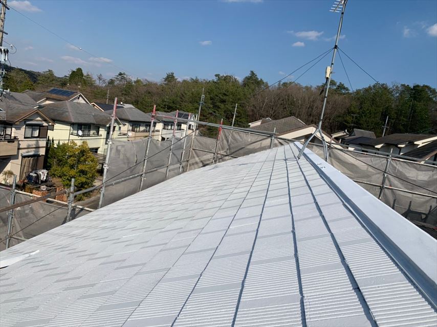 多治見市脇之島町屋根下塗り2回