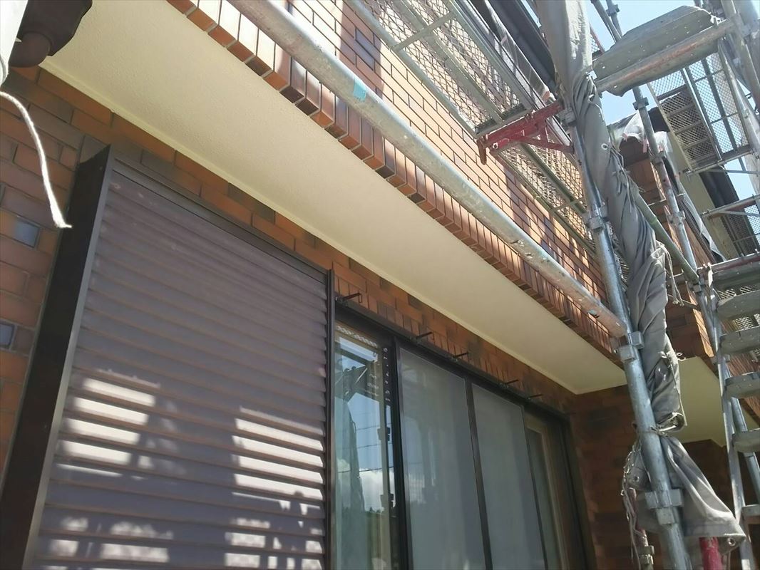 多治見　可児　外壁塗り替え　ベランダ下の塗装