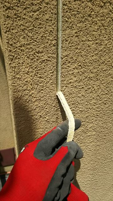 土岐市で外壁の目地のシーリングを打ち替えました。