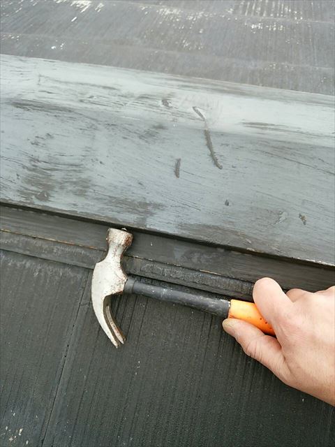 屋根下地処理完了