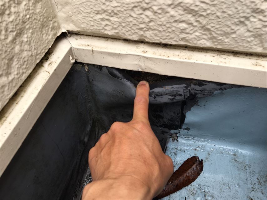 ベランダ 防水シート めくれ