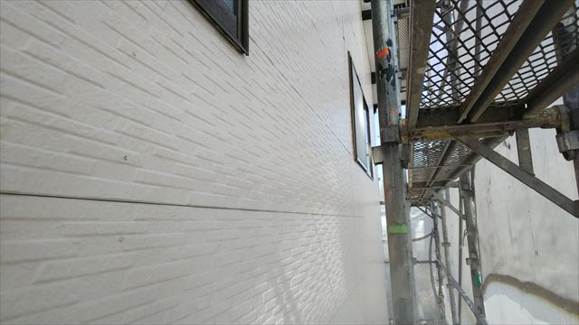 外壁の洗浄です
