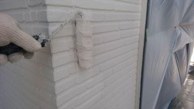 恵那市で外壁塗装工事、ガイナで塗装をおこないました